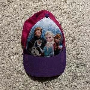 🌈4/$25🌈 Disney Frozen Kids Cap - Magenta and Violet